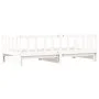 Sofá cama nido madera maciza de pino blanco 90x200 cm de , Camas y somieres - Ref: Foro24-836157, Precio: 180,45 €, Descuento: %