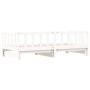 Sofá cama nido madera maciza de pino blanco 90x200 cm