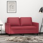 2-Sitzer-Sofa aus weinrotem Kunstleder, 120 cm von , Sofas - Ref: Foro24-359331, Preis: 215,54 €, Rabatt: %