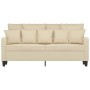 2-Sitzer-Sofa aus cremefarbenem Stoff, 140 cm von , Sofas - Ref: Foro24-359269, Preis: 245,65 €, Rabatt: %
