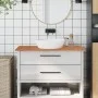 Badezimmerarbeitsplatte aus massivem Buchenholz, 100 x 50 x 1,5 cm von , Arbeitsplatten - Ref: Foro24-355998, Preis: 51,05 €,...