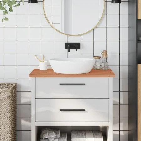Encimera de baño madera maciza de haya 80x40x2,5 cm de , Encimeras - Ref: Foro24-356001, Precio: 52,33 €, Descuento: %