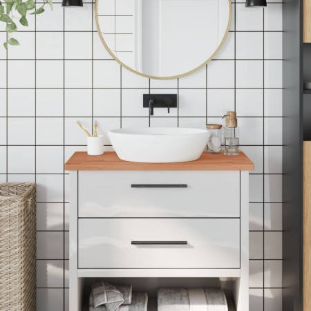 Encimera de baño madera maciza de haya 80x40x2,5 cm de , Encimeras - Ref: Foro24-356001, Precio: 52,25 €, Descuento: %