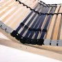 Slatted bed base with 42 slats 7 regions 140x200 cm by vidaXL, Beds and slatted bases - Ref: Foro24-246478, Price: 198,49 €, ...