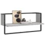 Sonoma graues Wandregal mit Stange 65x25x30 cm von , Regale und Regale - Ref: Foro24-836291, Preis: 21,33 €, Rabatt: %