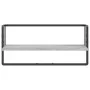 Sonoma graues Wandregal mit Stange 65x25x30 cm von , Regale und Regale - Ref: Foro24-836291, Preis: 21,33 €, Rabatt: %