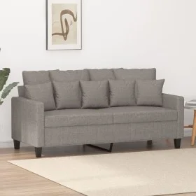 2-seater sofa in taupe gray fabric 140 cm by , Sofas - Ref: Foro24-359274, Price: 204,93 €, Discount: %