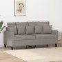 2-seater sofa in taupe gray fabric 140 cm by , Sofas - Ref: Foro24-359274, Price: 208,68 €, Discount: %