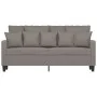 2-seater sofa in taupe gray fabric 140 cm by , Sofas - Ref: Foro24-359274, Price: 204,93 €, Discount: %