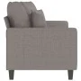 2-seater sofa in taupe gray fabric 140 cm by , Sofas - Ref: Foro24-359274, Price: 204,93 €, Discount: %