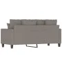 2-seater sofa in taupe gray fabric 140 cm by , Sofas - Ref: Foro24-359274, Price: 204,93 €, Discount: %