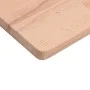 Solid beech wood wall shelf 100x20x4 cm by , Shelves and shelves - Ref: Foro24-356020, Price: 44,21 €, Discount: %