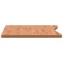 Schreibtischplatte aus massivem Buchenholz, 110 x (55–60) x 2,5 cm von , Schreibtischzubehör und Produkte - Ref: Foro24-35605...
