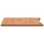 Tablero de escritorio madera maciza de haya 110x(55-60)x2,5 cm de , Accesorios y productos para escritorios - Ref: Foro24-356...