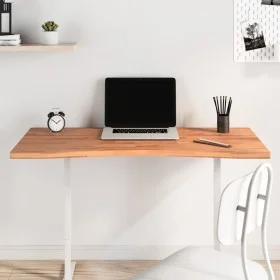 Solid beech wood desk board 110x(50-55)x2.5 cm by , Desk accessories and products - Ref: Foro24-356055, Price: 56,68 €, Disco...