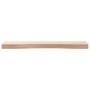 Schreibtischplatte aus massivem Buchenholz, 80 x (36–40) x 4 cm von , Schreibtischzubehör und Produkte - Ref: Foro24-356043, ...