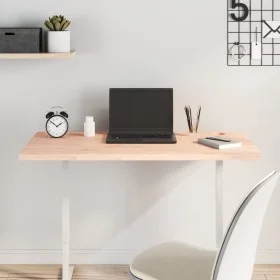 Solid beech wood desk board 100x50x2.5 cm by , Desk accessories and products - Ref: Foro24-356069, Price: 41,06 €, Discount: %
