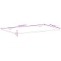 Tablero de escritorio madera maciza de haya 100x60x1,5 cm de , Accesorios y productos para escritorios - Ref: Foro24-356081, ...