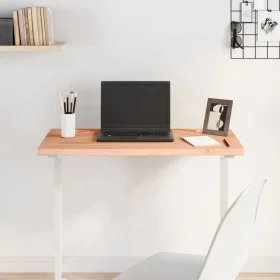 Solid beech wood desk board 80x40x2.5 cm by , Desk accessories and products - Ref: Foro24-356083, Price: 41,19 €, Discount: %