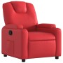 Sillón reclinable de cuero sintético rojo de , Sillones - Ref: Foro24-372394, Precio: 245,21 €, Descuento: %