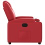 Sillón reclinable de cuero sintético rojo de , Sillones - Ref: Foro24-372394, Precio: 245,21 €, Descuento: %