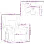 Schwarzer Liegesessel aus Kunstleder von , Sessel - Ref: Foro24-372427, Preis: 218,42 €, Rabatt: %