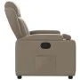 Sillón reclinable de cuero sintético color capuchino de , Sillones - Ref: Foro24-372433, Precio: 232,04 €, Descuento: %