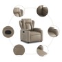 Cappuccino Faux Leather Recliner by , Armchairs - Ref: Foro24-372433, Price: 236,17 €, Discount: %