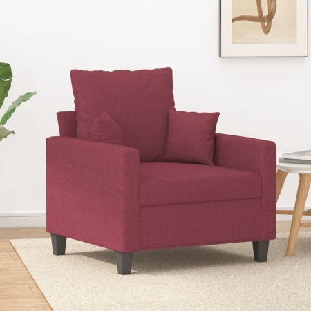 Sillón de tela rojo tinto 60 cm de , Sofás - Ref: Foro24-359257, Precio: 148,58 €, Descuento: %