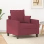 Red fabric armchair 60 cm by , Sofas - Ref: Foro24-359257, Price: 146,18 €, Discount: %