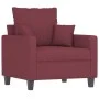 Red fabric armchair 60 cm by , Sofas - Ref: Foro24-359257, Price: 146,18 €, Discount: %