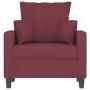 Red fabric armchair 60 cm by , Sofas - Ref: Foro24-359257, Price: 146,18 €, Discount: %