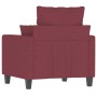 Sillón de tela rojo tinto 60 cm de , Sofás - Ref: Foro24-359257, Precio: 148,58 €, Descuento: %
