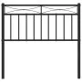 Black metal headboard 90 cm by , Headboards and footboards - Ref: Foro24-373719, Price: 30,32 €, Discount: %