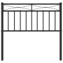 Kopfteil aus schwarzem Metall, 90 cm von , Kopf- und Fußteile - Ref: Foro24-373719, Preis: 30,96 €, Rabatt: %