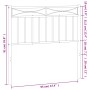 Kopfteil aus schwarzem Metall, 90 cm von , Kopf- und Fußteile - Ref: Foro24-373719, Preis: 30,96 €, Rabatt: %