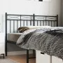 Kopfteil aus schwarzem Metall, 150 cm von , Kopf- und Fußteile - Ref: Foro24-373725, Preis: 34,46 €, Rabatt: %