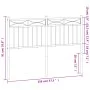 Kopfteil aus schwarzem Metall, 150 cm von , Kopf- und Fußteile - Ref: Foro24-373725, Preis: 34,46 €, Rabatt: %