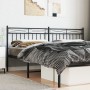Kopfteil aus schwarzem Metall, 180 cm von , Kopf- und Fußteile - Ref: Foro24-373727, Preis: 32,88 €, Rabatt: %