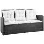 5-piece garden sofa set and black synthetic rattan cushions by vidaXL, Garden sets - Ref: Foro24-43972, Price: 863,06 €, Disc...