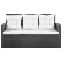 5-piece garden sofa set and black synthetic rattan cushions by vidaXL, Garden sets - Ref: Foro24-43972, Price: 863,06 €, Disc...