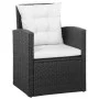 5-piece garden sofa set and black synthetic rattan cushions by vidaXL, Garden sets - Ref: Foro24-43972, Price: 863,06 €, Disc...