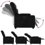 Sillón reclinable de cuero sintético negro de , Sillones - Ref: Foro24-372465, Precio: 226,35 €, Descuento: %