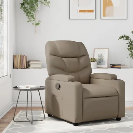 Cappuccino Faux Leather Recliner by , Armchairs - Ref: Foro24-372471, Price: 229,36 €, Discount: %
