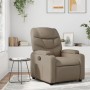 Sillón reclinable de cuero sintético color capuchino de , Sillones - Ref: Foro24-372471, Precio: 248,99 €, Descuento: %