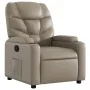 Sillón reclinable de cuero sintético color capuchino de , Sillones - Ref: Foro24-372471, Precio: 229,36 €, Descuento: %