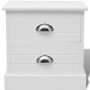 Weißer französischer Nachttisch von vidaXL, Nachttische - Ref: Foro24-242886, Preis: 59,52 €, Rabatt: %