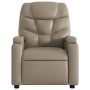 Cappuccinofarbener Massage-Liegestuhl aus Kunstleder von , Sessel - Ref: Foro24-372478, Preis: 237,89 €, Rabatt: %