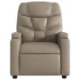 Sillón de masaje reclinable cuero sintético color capuchino de , Sillones - Ref: Foro24-372478, Precio: 234,76 €, Descuento: %