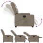 Cappuccinofarbener Massage-Liegestuhl aus Kunstleder von , Sessel - Ref: Foro24-372478, Preis: 237,89 €, Rabatt: %